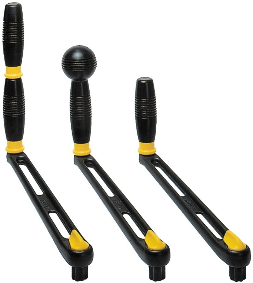 Allpa Aluminium winchhandel L=250mm gewicht 0 43kg lock-in single grip