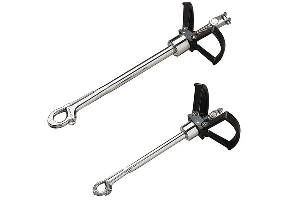 Allpa RVS Stagspanners met aluminium klaphandgrepen & snapsluiting  max. Stag Ø5mm