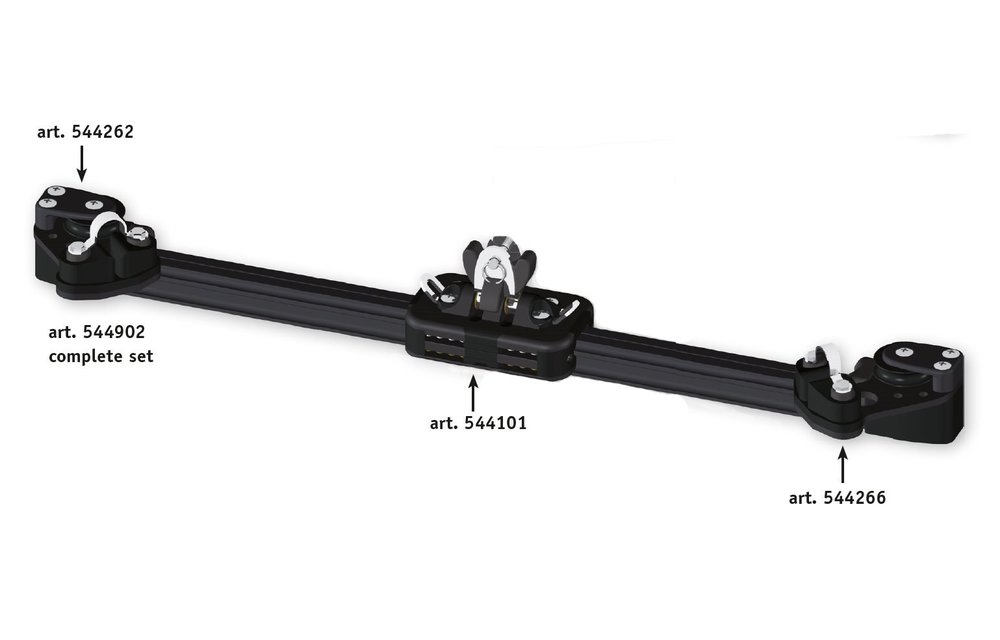 Antal Aluminium kogelgelagerde overloopwagen type 100 (voor reguleerlijn)