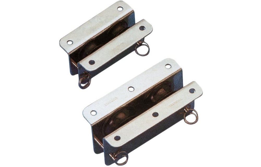 Allpa RVS doorvoerblok dubbelschijfs 10mm schijf Ø33mm breekkracht 600kg