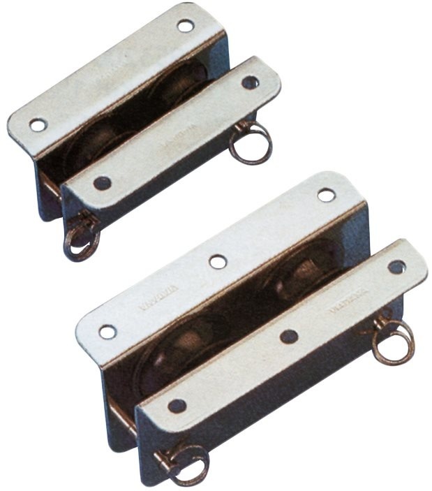 Allpa RVS doorvoerblok dubbelschijfs 10mm schijf Ø33mm breekkracht 600kg