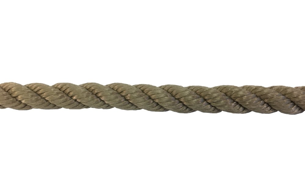 Allpa Allcord-8  geslagen polypropyleen splitfilm  Ø6mm  manilla  haspel 220m (breekkracht 550kg)
