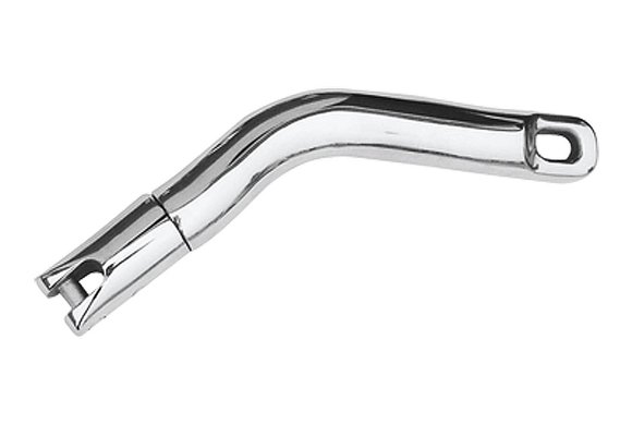 Allpa RVS Gebogen ankerkettingverbinder model Force  ketting Ø6-8mm (breekkracht 3000kg)