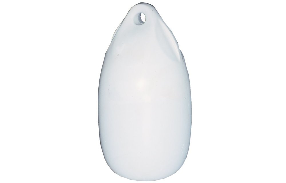 Allpa Fender druppelmodel Dumpy Ø180mm L=360mm wit (maat 2) (opblaasbaar met kogelventiel)