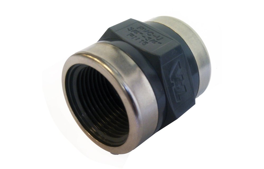 Allpa Kunststof draadsokken  versterkt met RVS ring  3/4 x 3/4  16bar