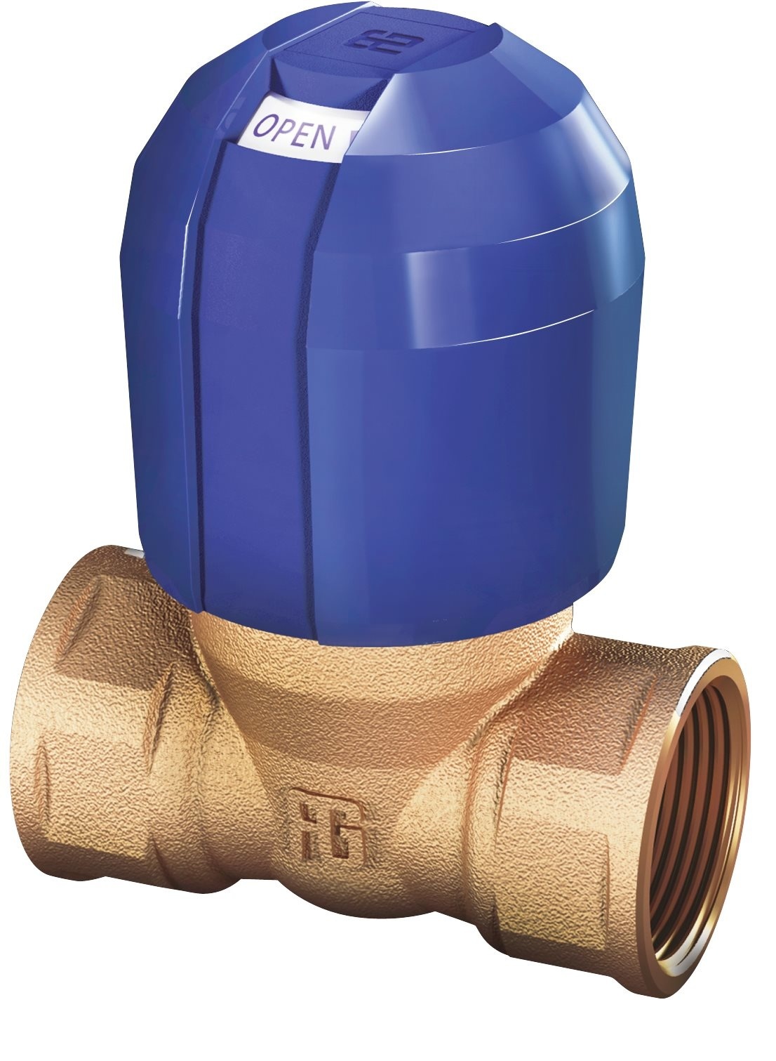 Allpa Anti-blokkeer veiligheidsafsluiter bronze huis 2-zijdige vloeistofstroomrichting