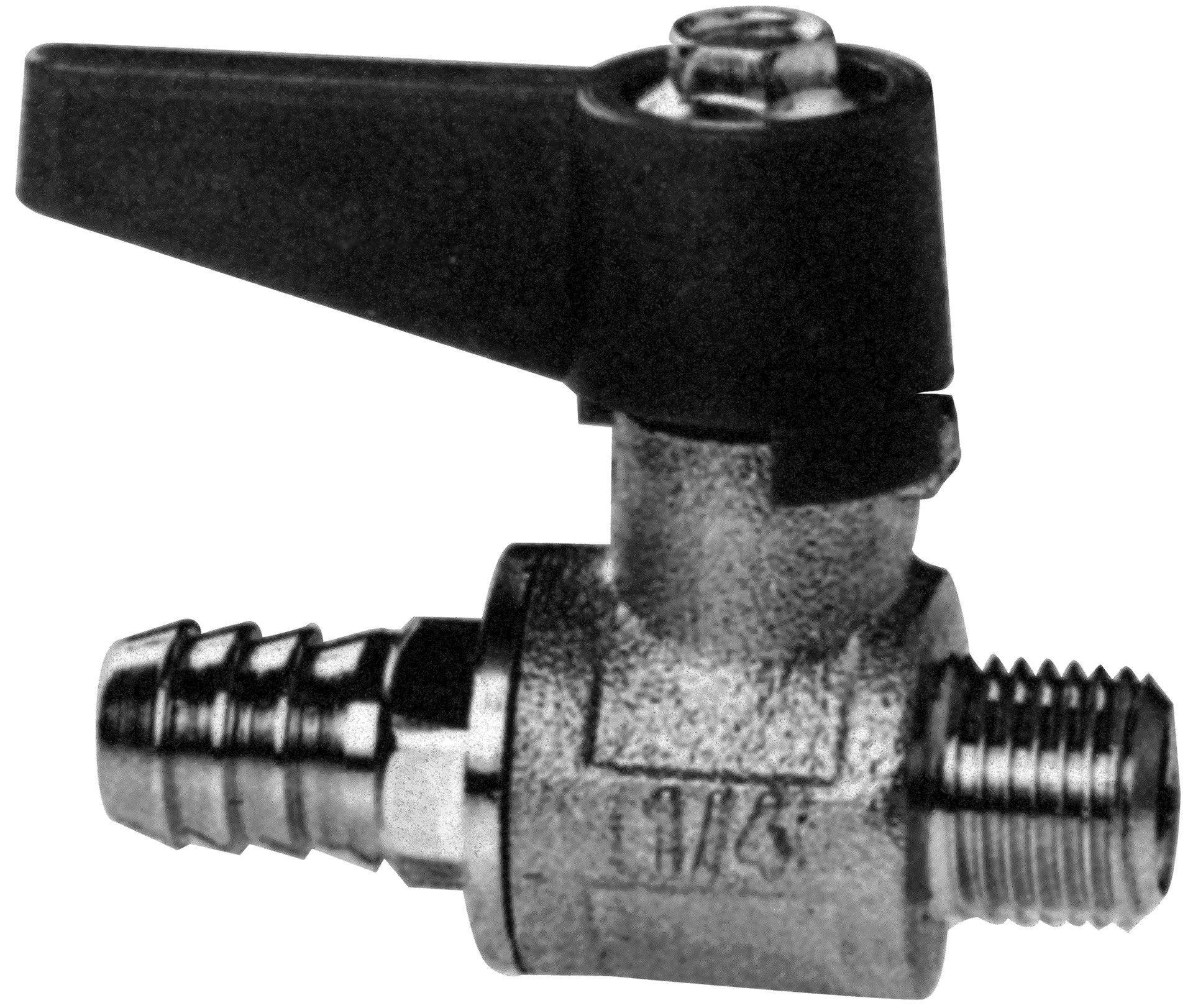Allpa Messing-verchroomde mini-kogelkranen met tule 12mm 1/4 binnen- & buitendraad