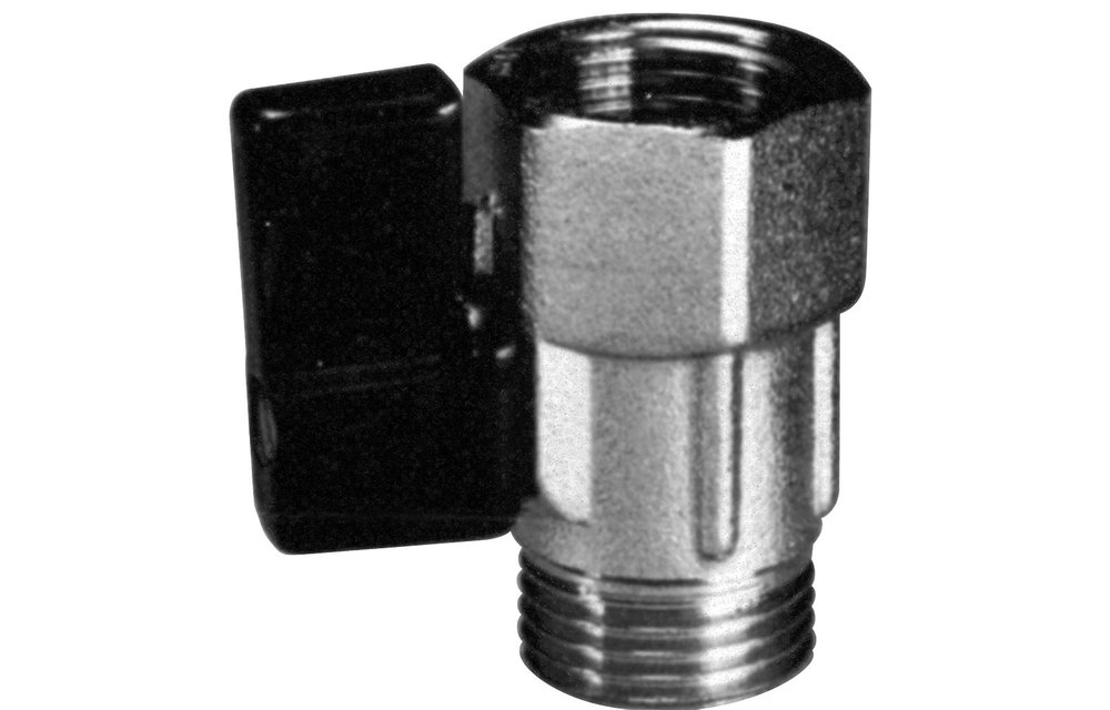 Allpa Messing-verchroomde mini-kogelkranen 1/2 binnen- & buitendraad