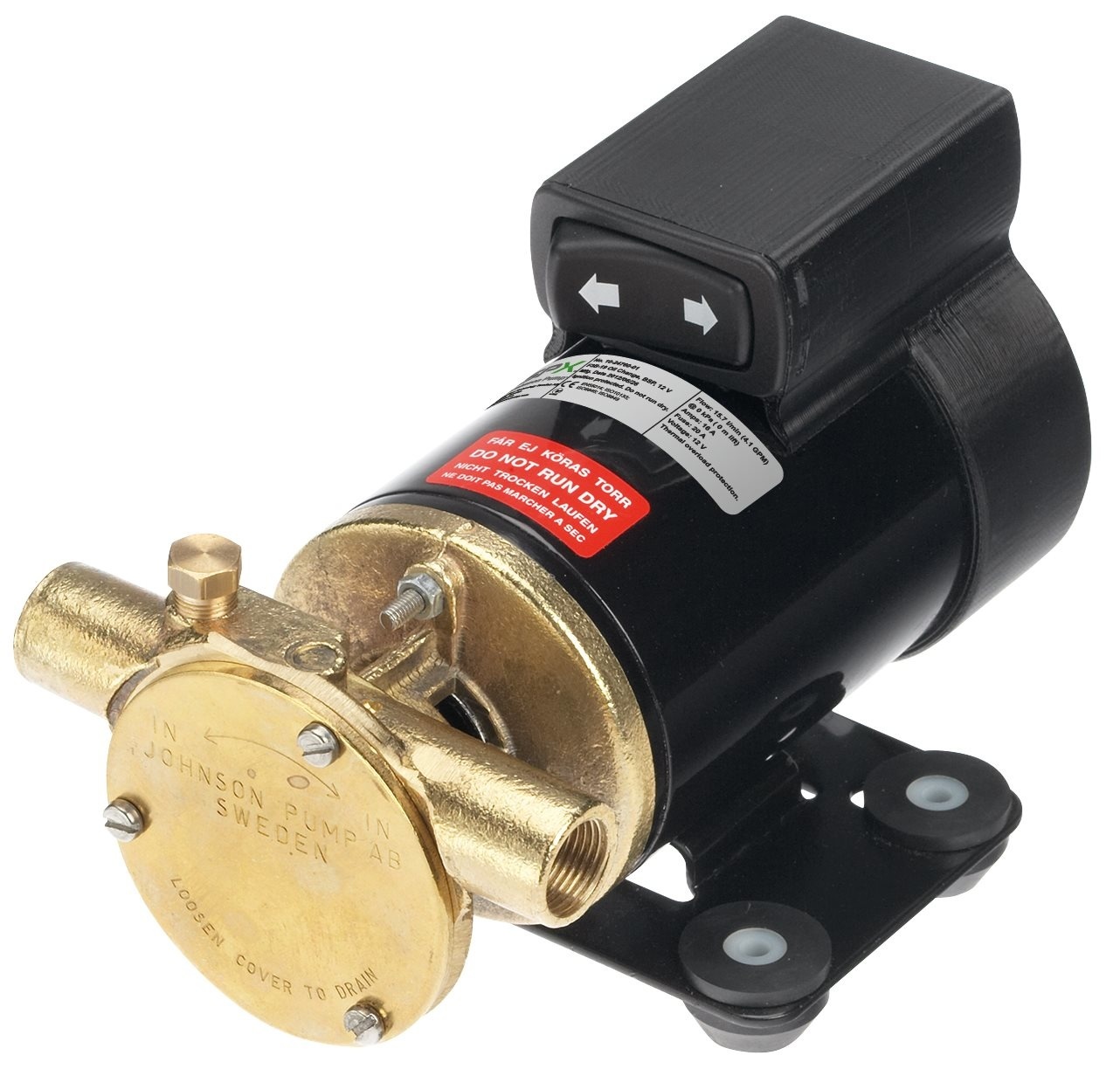 Johnson elektrische oliewisselpomp F3B-19 met schakelaar