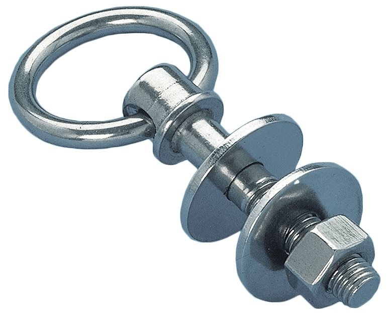 Allpa RVS ringbout met losse ring M-10  L=55mm