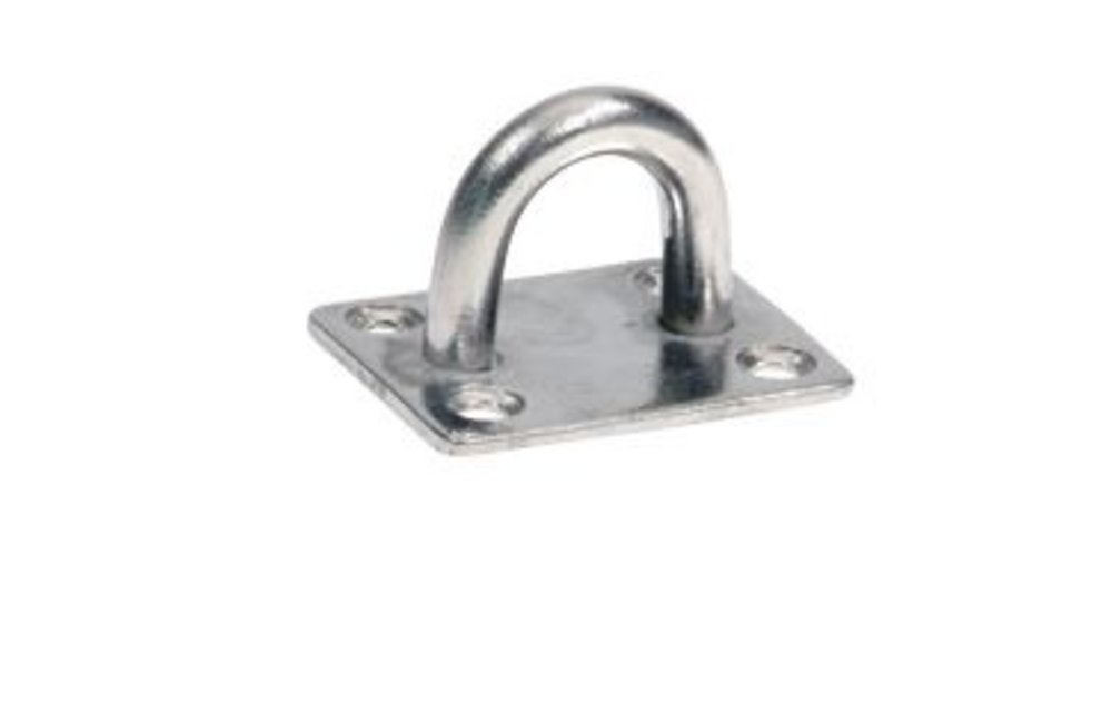 Allpa RVS oogplaat 38 5x48mm Ø8mm