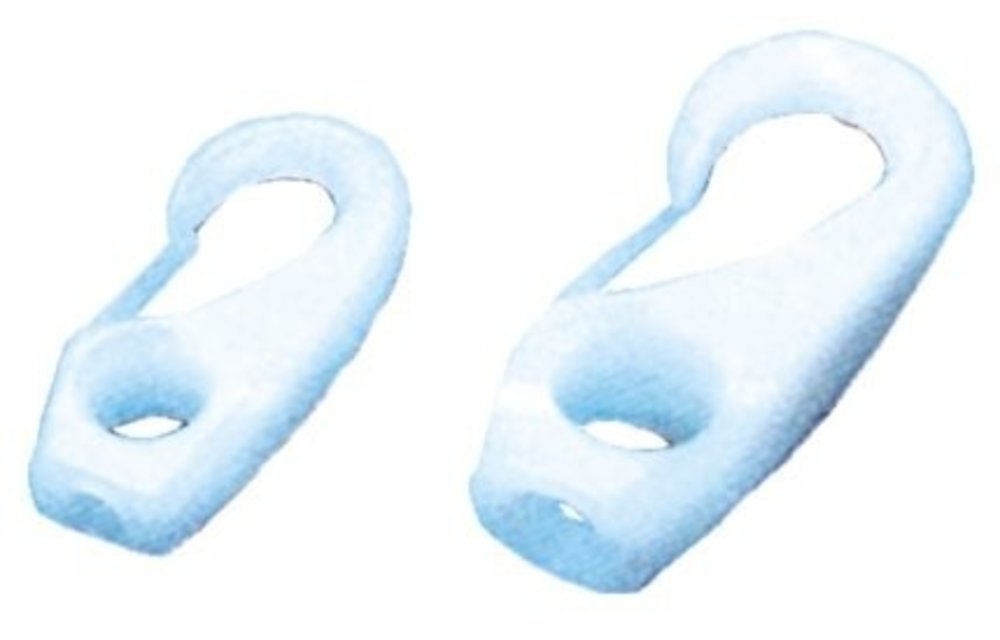 Allpa Nylon musketonhaak 10mm wit