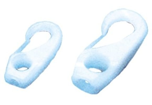 Allpa Nylon musketonhaak  10mm  wit