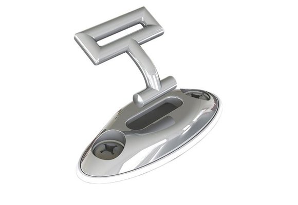 Allpa Spanbanden met musketonhaak en RVS dekoog  gesp en schroeven