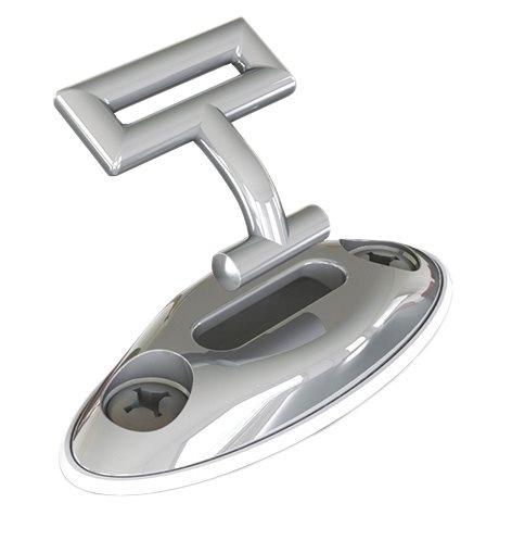 Allpa Spanbanden met musketonhaak en RVS dekoog gesp en schroeven