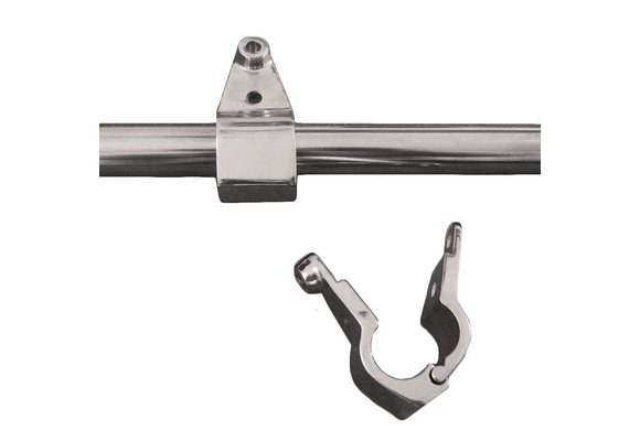 Allpa RVS scharnier voor railingmontage  Ø30mm