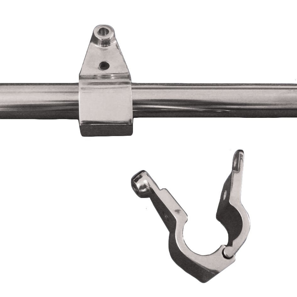 Allpa RVS scharnier voor railingmontage  Ø30mm