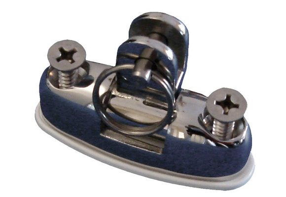 Allpa RVS dekfitting met schroeven  borstbout en nylon voet