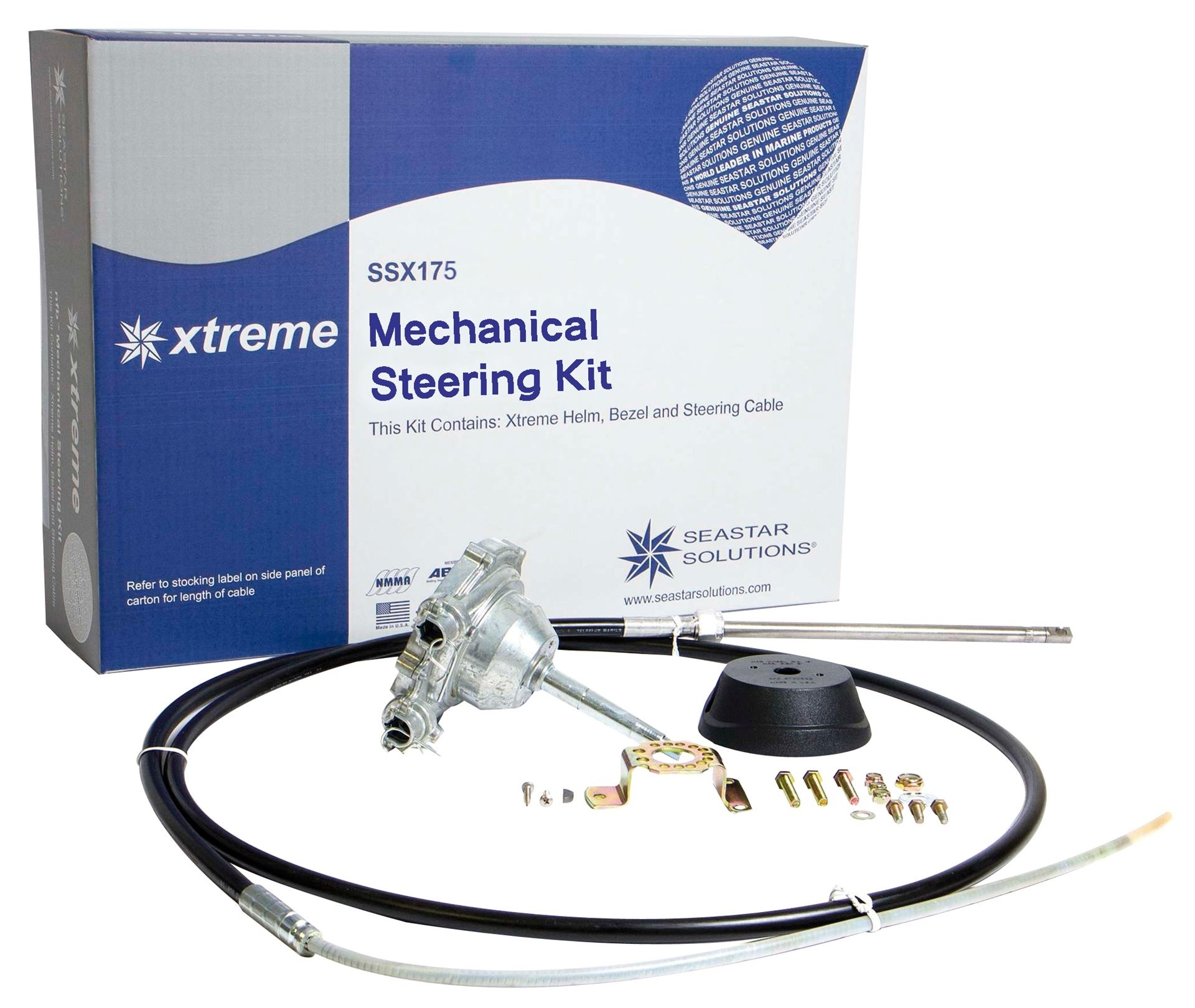 SeaStar XTREME zonder NFB (no-feedback) stuursysteem met kabel 8' (2.44m)