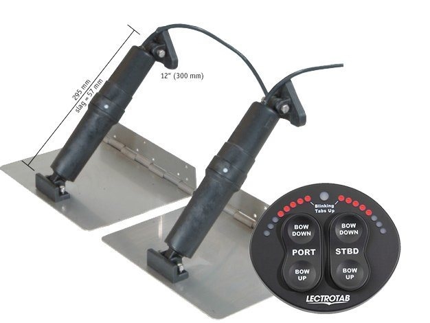 Elektrisch Trim Tab systeem met indicator