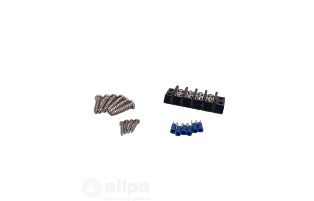 Hardware Kit: Terminalstrip &amp; Schroeven voor bovenste Brackets &amp; voor het Bedienpaneel