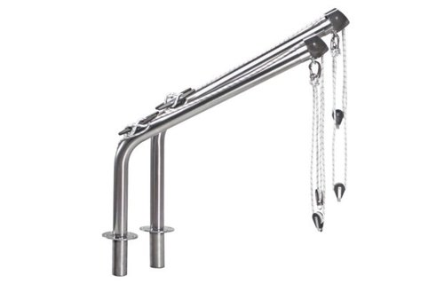 Set van 2 RVS davits 160kg