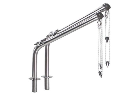 Set van 2 RVS davits 160kg