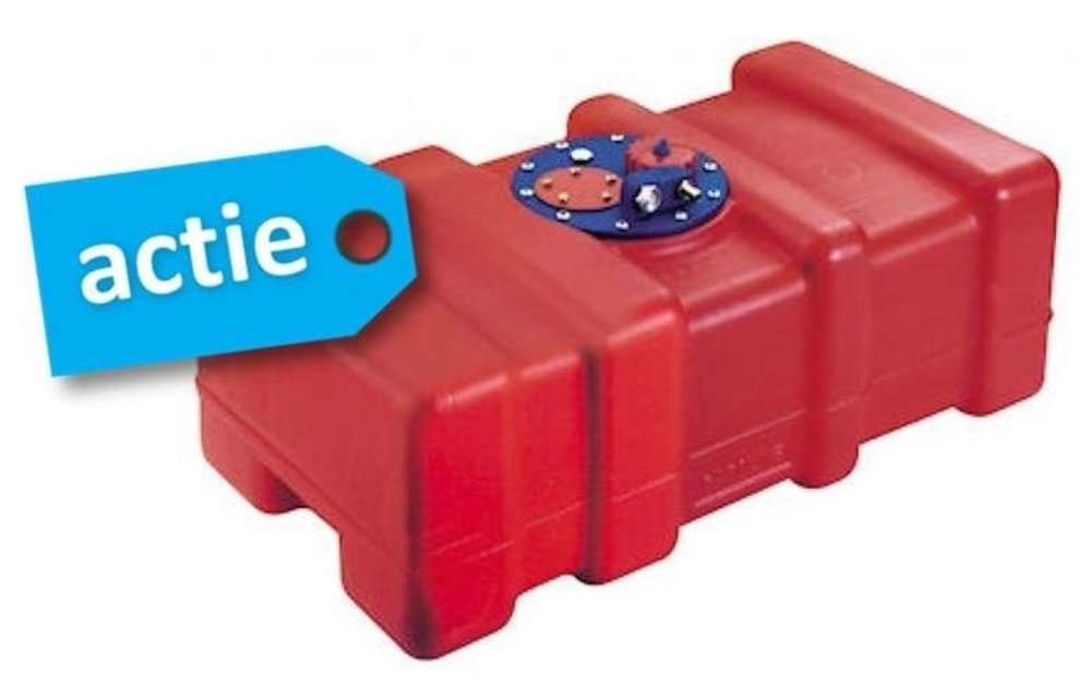 Kunststof inbouw brandstoftank 42 Liter