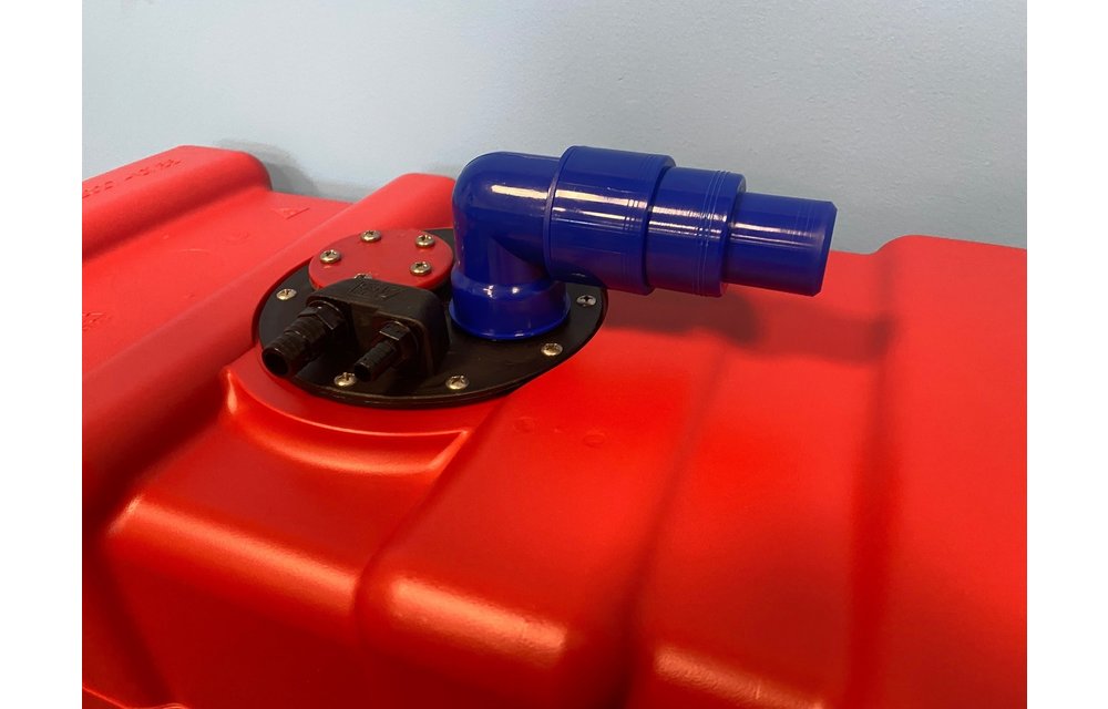 Kunststof inbouw brandstoftank 55 liter