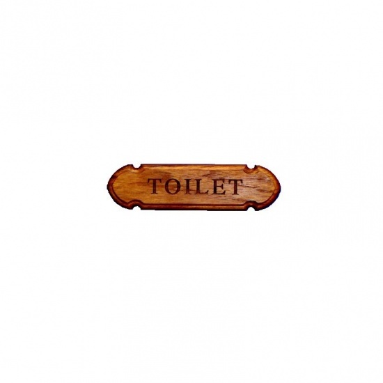 Naamplaat 'Toilet'