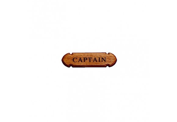 Naamplaat 'Captain'