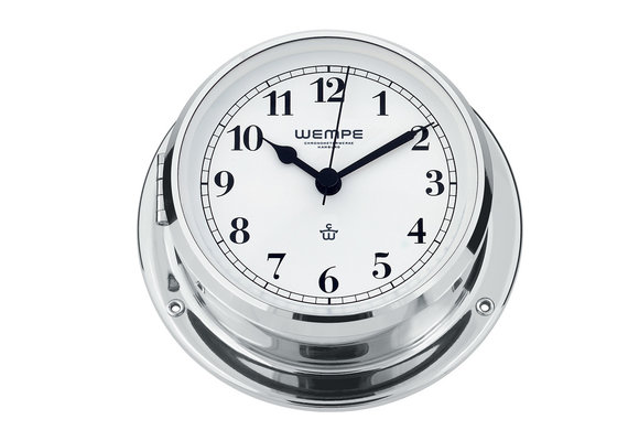 Wempe - Quartzklok Skiff Arabisch | Chroom