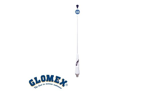 Glomex Marifoon Antenne RA106GRPPB Fiberglas - Complete set