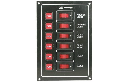 Allpa Aluminium schakelpaneel 12V