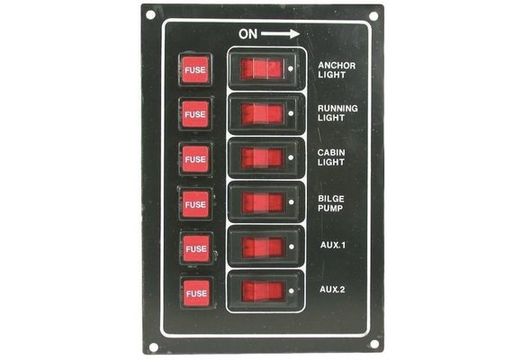 Allpa Aluminium schakelpaneel 12V