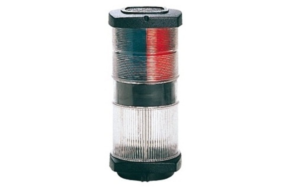 Allpa positielantaarn 3-kleuren & ankerlicht 12V / 1x10W & 1x 25W 2x 112 5º / 1x 135º & 1x 360º
