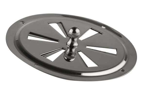 Ventilatierooster 128 mm afsluitbaar
