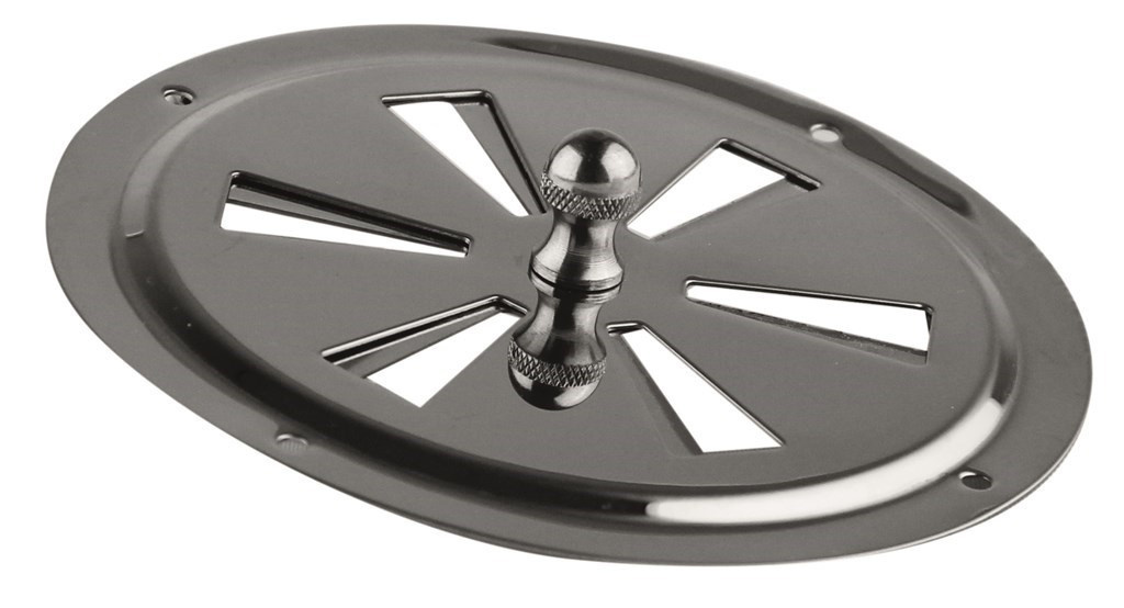 Ventilatierooster 128 mm afsluitbaar
