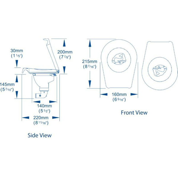 Whale handlenspomp BP5021B 38mm