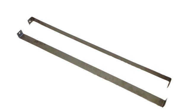 Allpa Paar RVS Montagestrips voor 70/90/120l tanks (L=885mm)