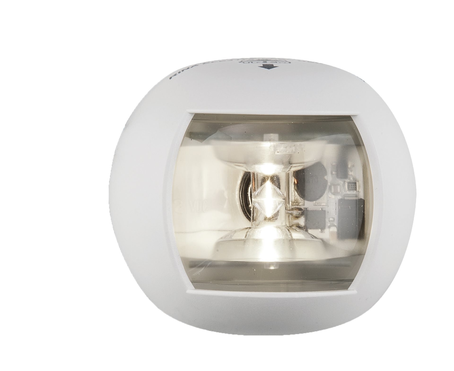 Allpa Positielantaarn Wit Heklicht 135°  LED 12-24V  wit carbonaat huis