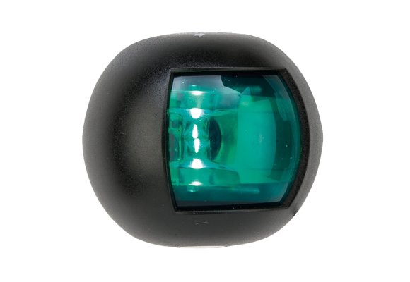Allpa Positielantaarn Grroen  Stuurboord  LED 12-24V  zwart polycarbonaat huis