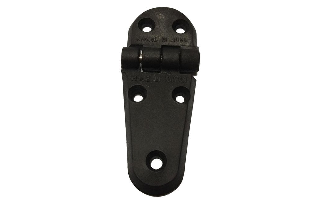 Allpa Nylon scharnier 105x40mm zwart
