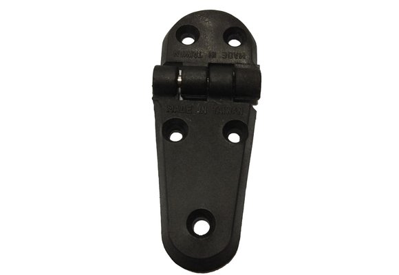 Allpa Nylon scharnier 105x40mm zwart