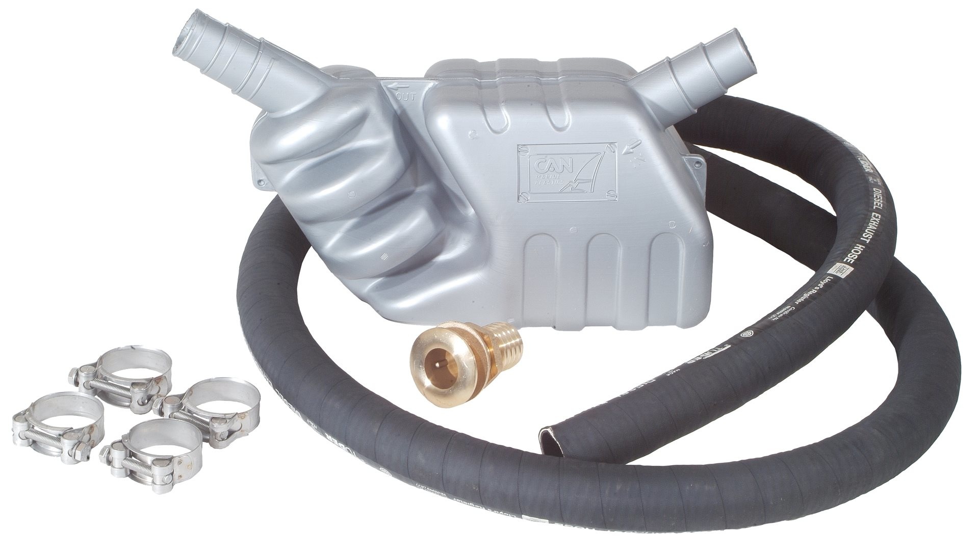 Allpa Uitlaatset Ø45mm voor Paguro 6500 8500 14000 & 18000