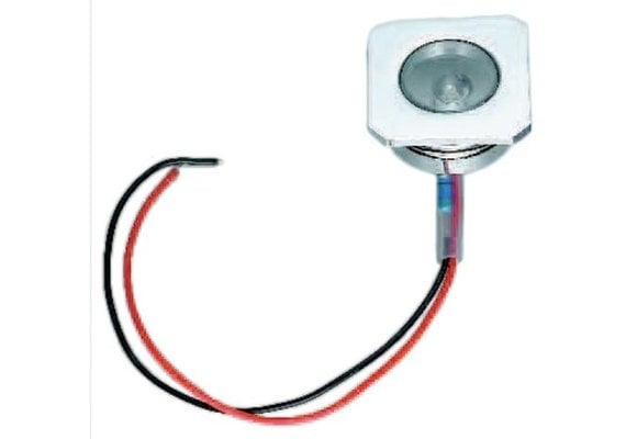 Allpa LED-Loopverlichting  chroom  12V/0 24W  LED 1x 5Ø  38x38mm