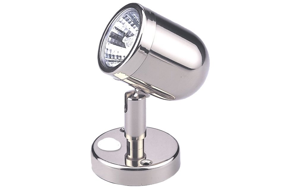 Allpa Messing-Verchroomde LED-Wand / Leeslamp (mini) 12V LED 12x 5Ø H=109mm