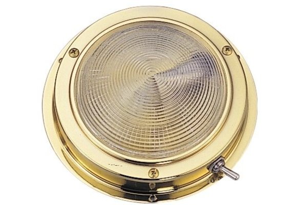 Allpa Messing LED-plafondlamp  opbouw  12V/1 7W  LED 20x5Ø  H39mm  cool white