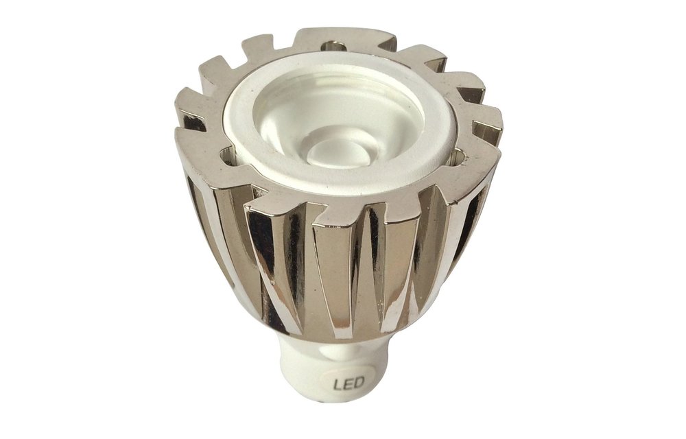 Allpa MR11 LED-vervangingslamp  met aluminium huis  Ø25mm  L=38mm  1x1W  12V  high-power LED