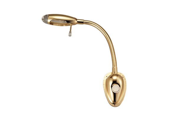 Kaartleeslamp  L=279.4mm  Messing  12V/10W